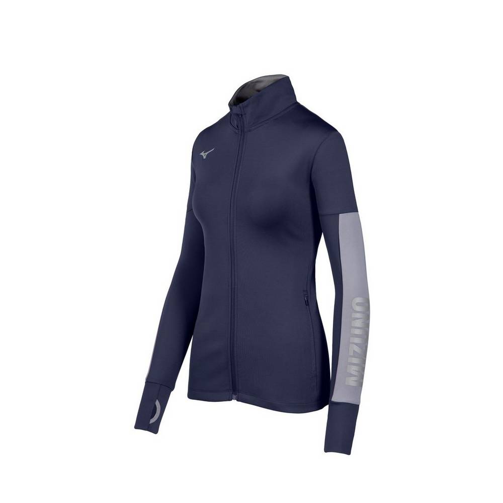 Chaqueta Mizuno Alpha Quest Mujer Azul Marino Outlet RFSH-98637